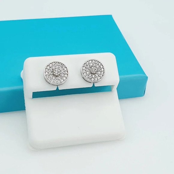 "925 Sterling Silver CZ Beautiful Earrings for Women, 1USPAR4166 - Picture 4 of 11